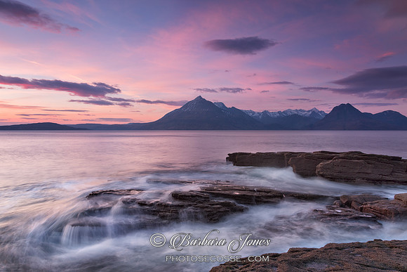 Elgol Cuillin Sunset. Loch Scavaig. Isle of Skye. Scotland.