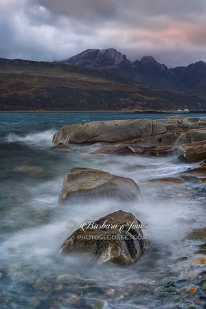 Camus Malag and Blaven Skye. Scotland.