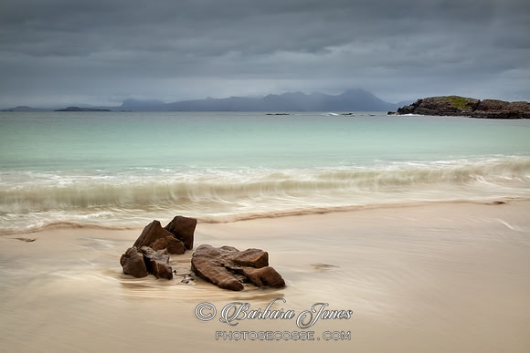 Mellon Udrigle Waves Wester Ross Scotland.