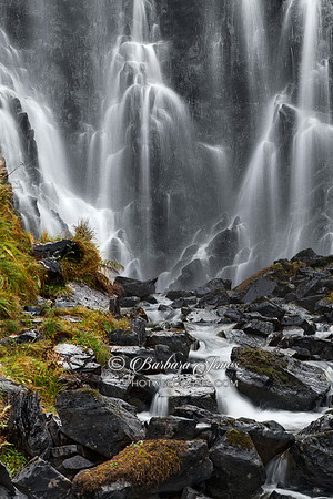 Clashnessie Curtain Falls Assynt Scotland.