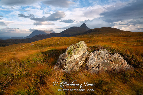 Stac Pollaidh from Druim Bad a Ghaill Coigach Scotland.