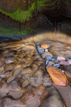 Clashach Cove Sandstone Moray Scotland