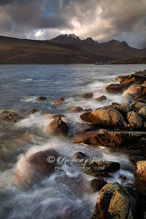 Camus Malag Waves and Rocks, Skye, Scotland.