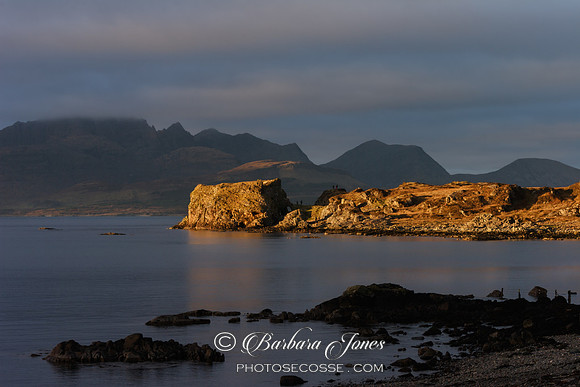 Tokavaig Dun Sgaith  Ruins Skye Scotland.