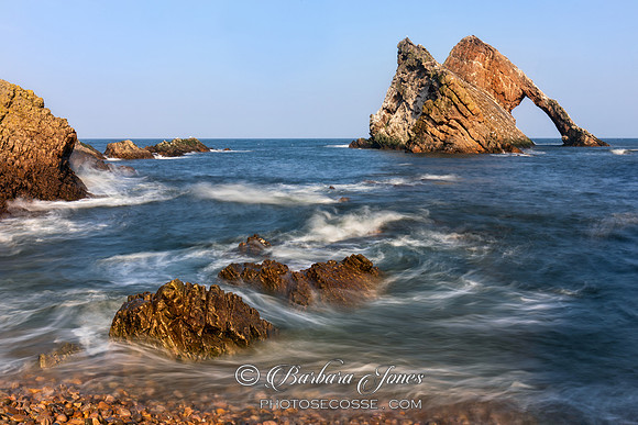 Bow Fiddle Rock Sunny Afternoon Moray Scotland