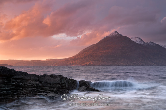Elgol Sunset. February. Isle of Skye. Scotland.