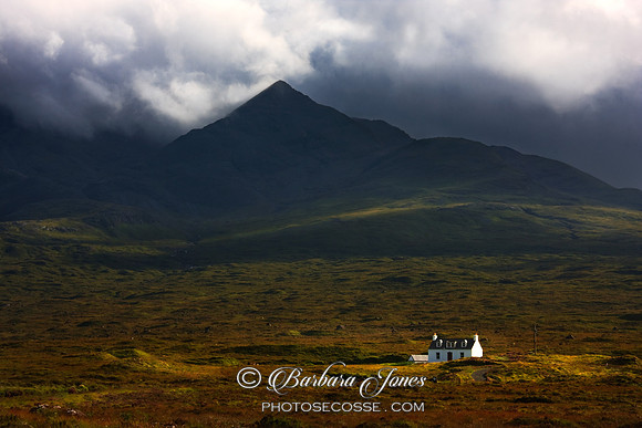 Sligachan . Allt Dearg cottage . Isle of Skye, Scotland.
