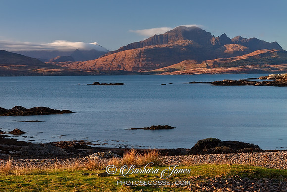 Black Cuillin from Tokavaig Isle of Skye Scotland