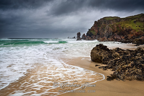 Traigh Dhail Mhor. Storm Brewing. Isle of Lewis. Scotland.