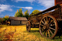 Nevada City Ghost Town Montana USA.