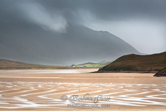 Kyle Of Durness Rain Approaching NC500 Scotland.
