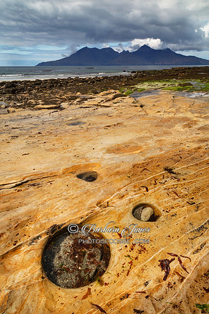 Puff Candy Rock Isle of Eigg Scotland.