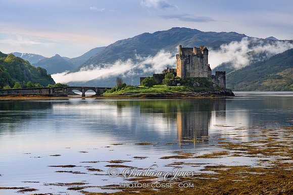 Eilean Donan Castle in May. Loch Duich. Dornie. Scotland.