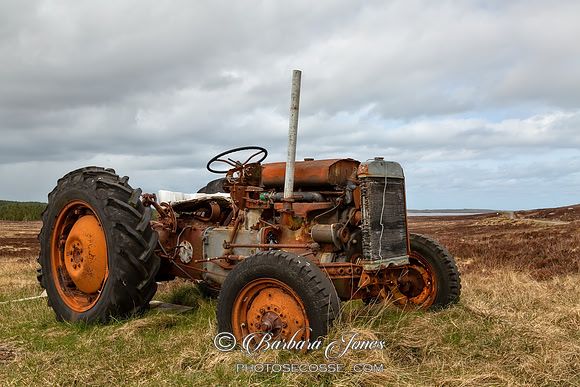 Committee Road, Rustic Tractor TEF-20  North Uist Scotland.