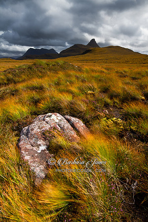 Stac Pollaidh Druim Bad a Ghaill Scotland.