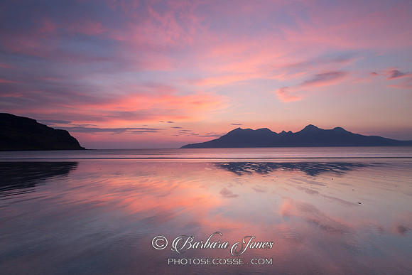 Laig Bay at  Sunset, Isle of Eigg. Small Isles. Scotland.